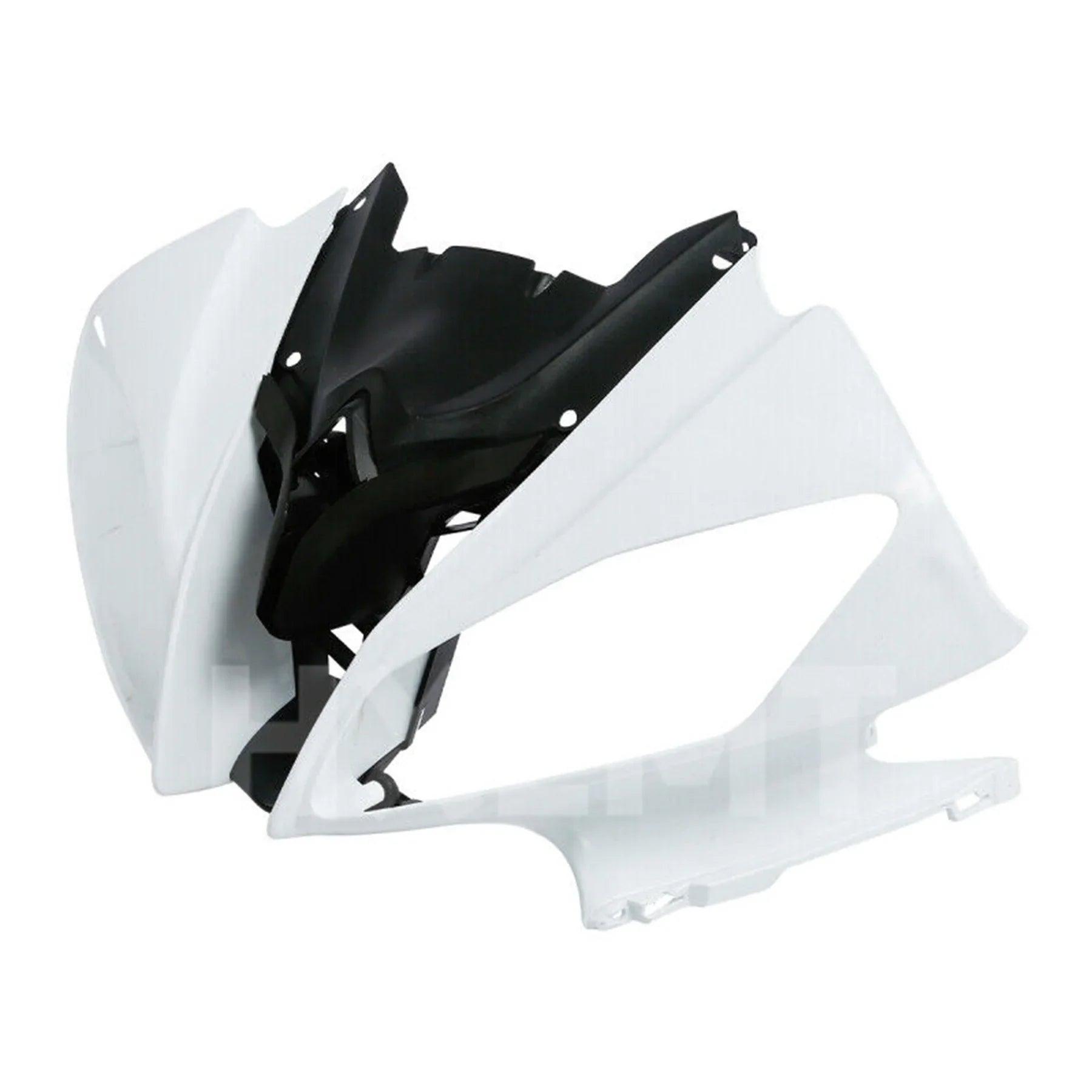 Motorcycle Unpainted Upper Front Fairing Cowl Nose Headlight For Yamaha YZF R6 2008-2016 Front Nose Head light Cover Accessories HXLMOTOR