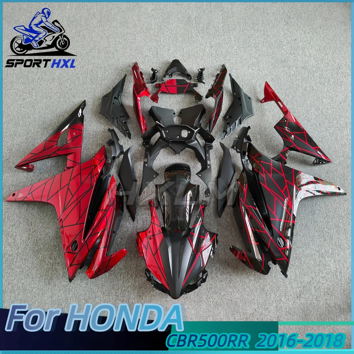 For HONDA CBR500RR 2016 2017 2018 Motorcycle Fairings Full Kit Easy Install Assured Quality CBR 500RR Fairing Kit Matte Black