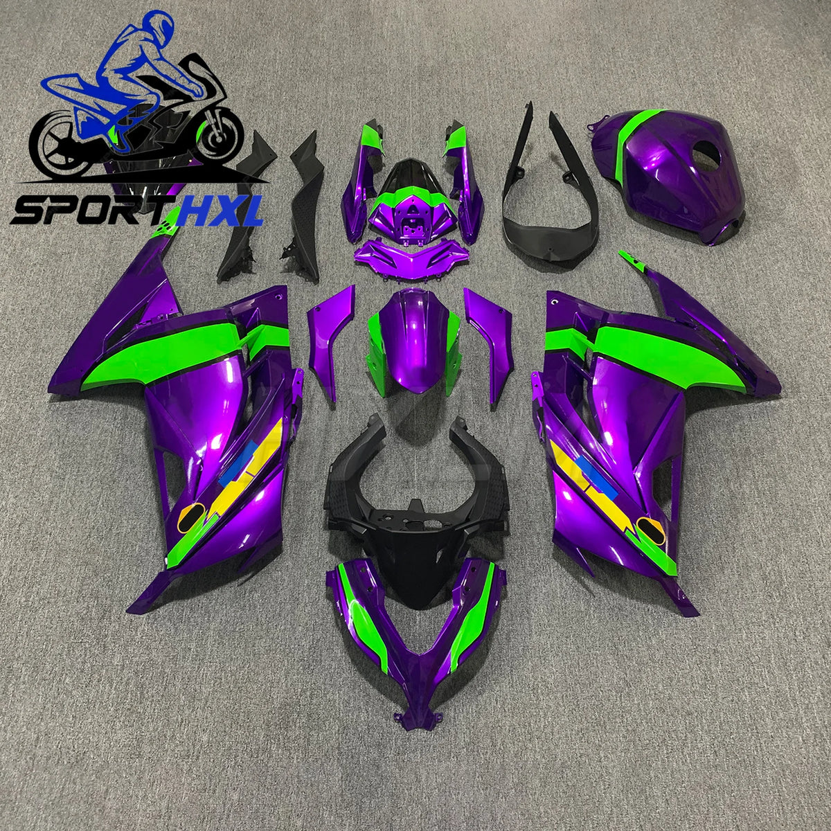 Sturdy Injection ABS Fairing kit For Kawasaki Ninja250R Ninja300 2013 2014 15 16 2017 Motorcycle Bodywork fairing Full fairing