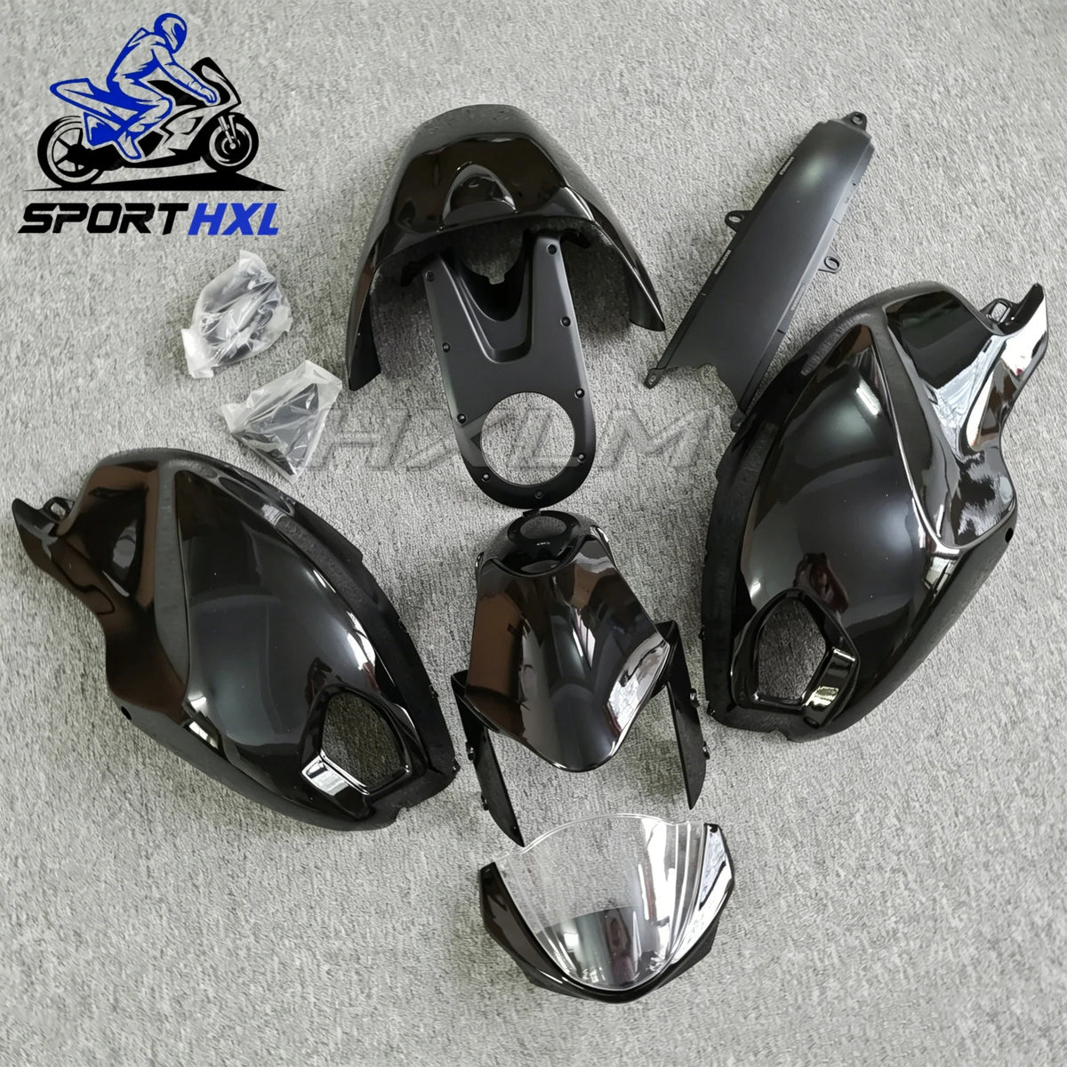 ABS Injection Glossy Black Motorcycle Fairing Kit Fit For DUCATI 696 796 1100S 2008 2009 2010 2011 2012 2013 2014