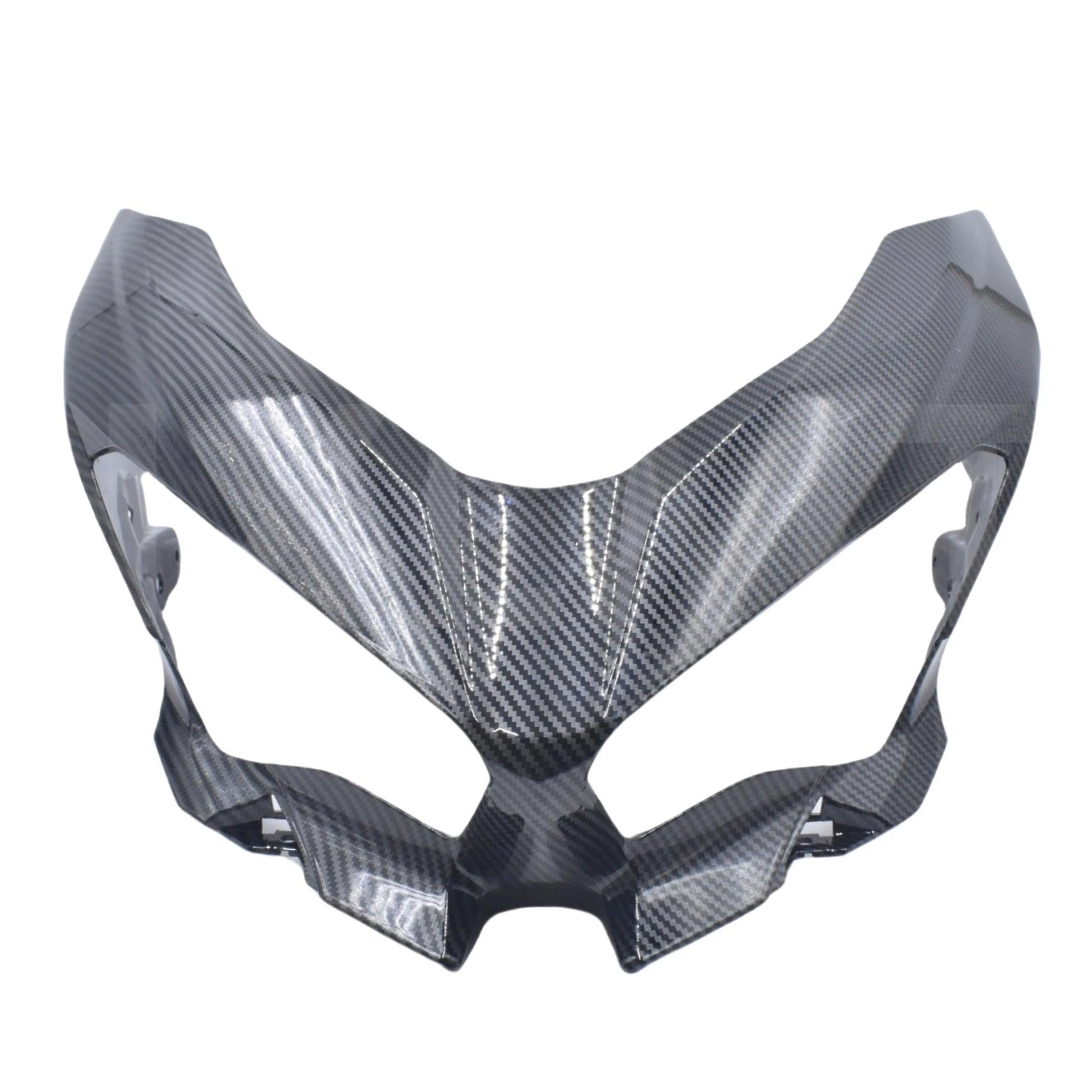 Carbon fiber Appearance Front Headlight Fairing For Kawasaki Ninja400 Ninjia 400 ZX400 EX400 2018 2019 2020 2021 2022 2023 HXLMOTOR