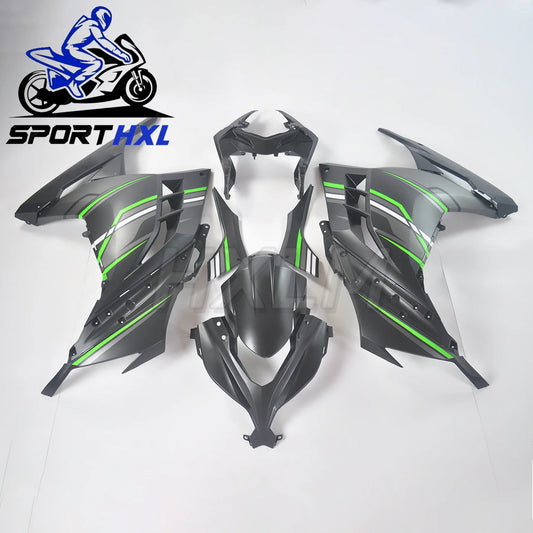 Useful Plastic Molded Bodywork fairing For Kawasaki Ninja250R Ninja300 2013-2017 Motorcycle Fairing kit Full fairing kit 2014