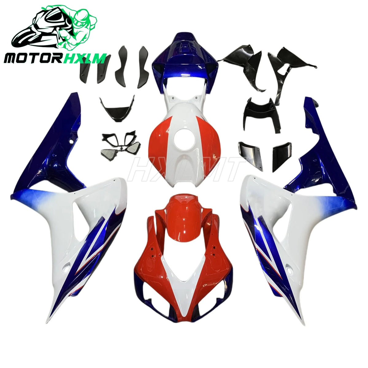 For CBR1000RR 2006 2007 CBR1000 CBR 1000 RR Motorcycle Unpainted Bodywork Fairing Components ABS Injection Plastic Parts