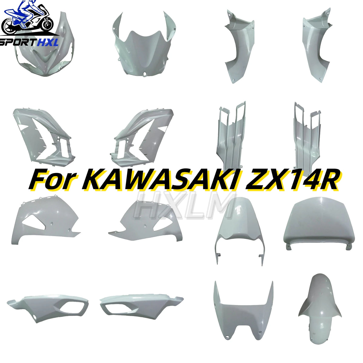 ABS motorcycle fairings are suitable for ZX14R 2020-2025 front mudguards with carbon fiber paint from