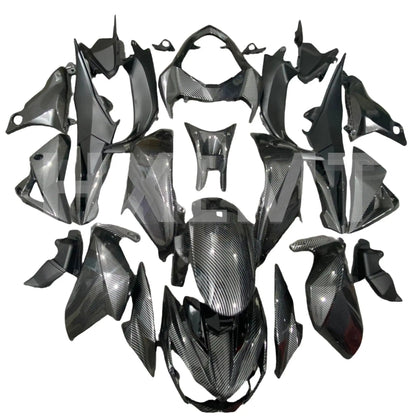 Bodywork Cowling Motorcycle For Kawasaki Z800 2013-2014-2015-2016 Full Fairing Kit Injection Rose Purple Print HXLMOTOR