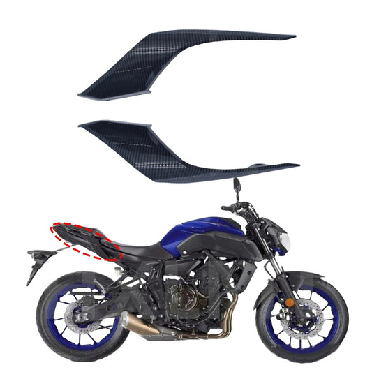 MT07 FZ07 Motorcycle Parts Rear Side Plate Side Cover Rear Tail Fairing Fit For Yamaha MT 07 FZ 07 2018 2019 2020 HXLMOTOR