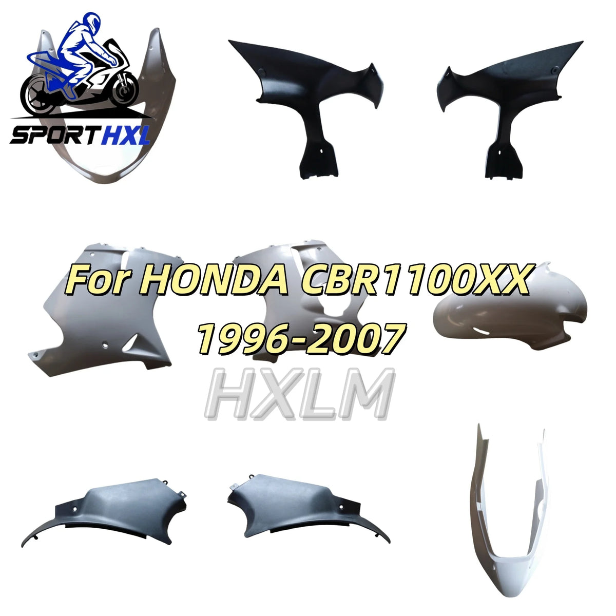 ABS Fairing Bodywork Kit Panel Set Fit For Honda Blackbird CBR1100XX 1996 - 2007 CBR 1100 XX