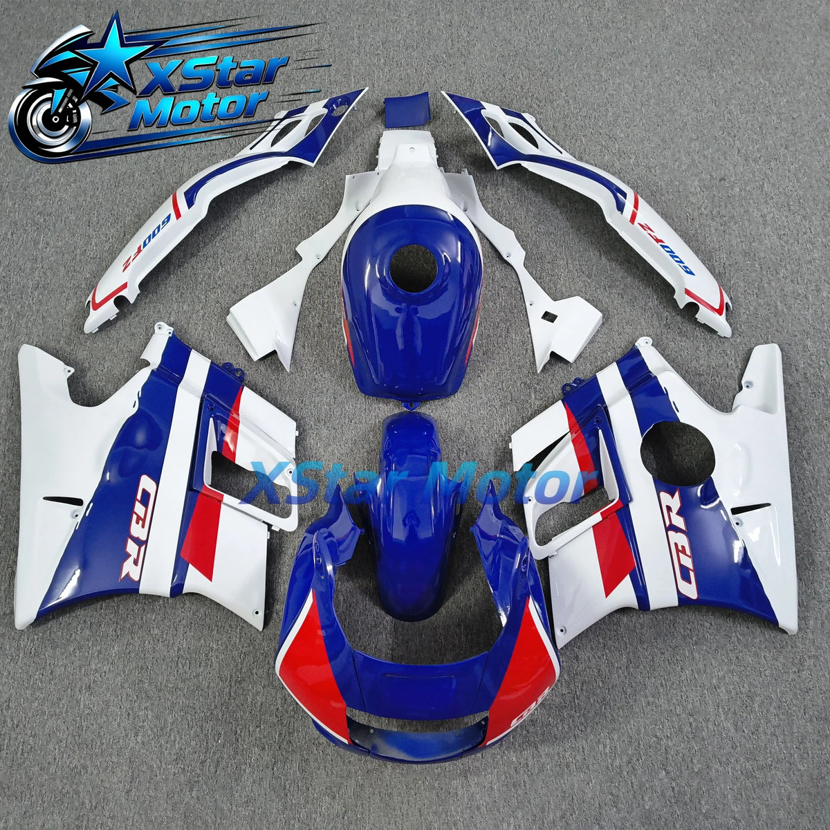 for HXLMotor Motorcycle Fairing Kit ABS Plastic Body Fairings Bodywork BodyKit For CBR600F F2