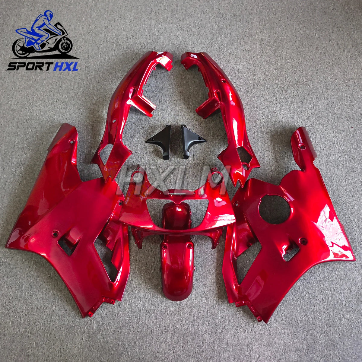 For ZXR 400 1991 - 1996 Abs Fairing For Kawasaki ZXR400 91 92 93 94 95 96 Pearl Red Abs Fairing Full Body Kits Unpainted