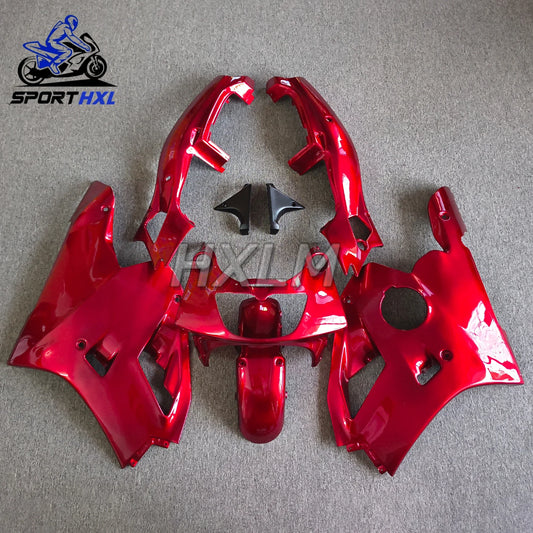 For ZXR 400 1991 - 1996 Abs Fairing For Kawasaki ZXR400 91 92 93 94 95 96 Pearl Red Abs Fairing Full Body Kits Unpainted