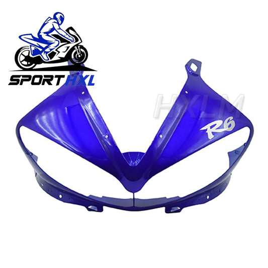 For Yamaha YZF 600 R6 2003-2005 Front Nose Upper Cowl Fairing Headlight Cowl Mask Cover Nose Upgrade R6 Accessor Ies