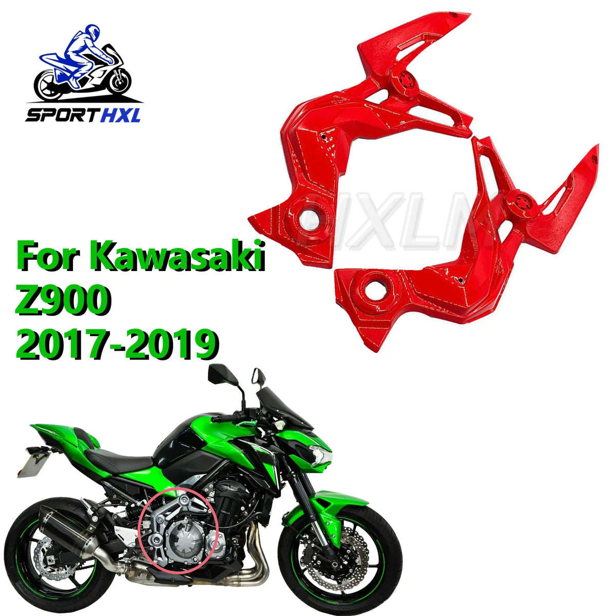 Front Side Trim Frame Motorcycle Engine Body Cover Panel Fairing FOR Z900 2019-2018-2017 Fit For Kawasaki Z 900 2017-2019