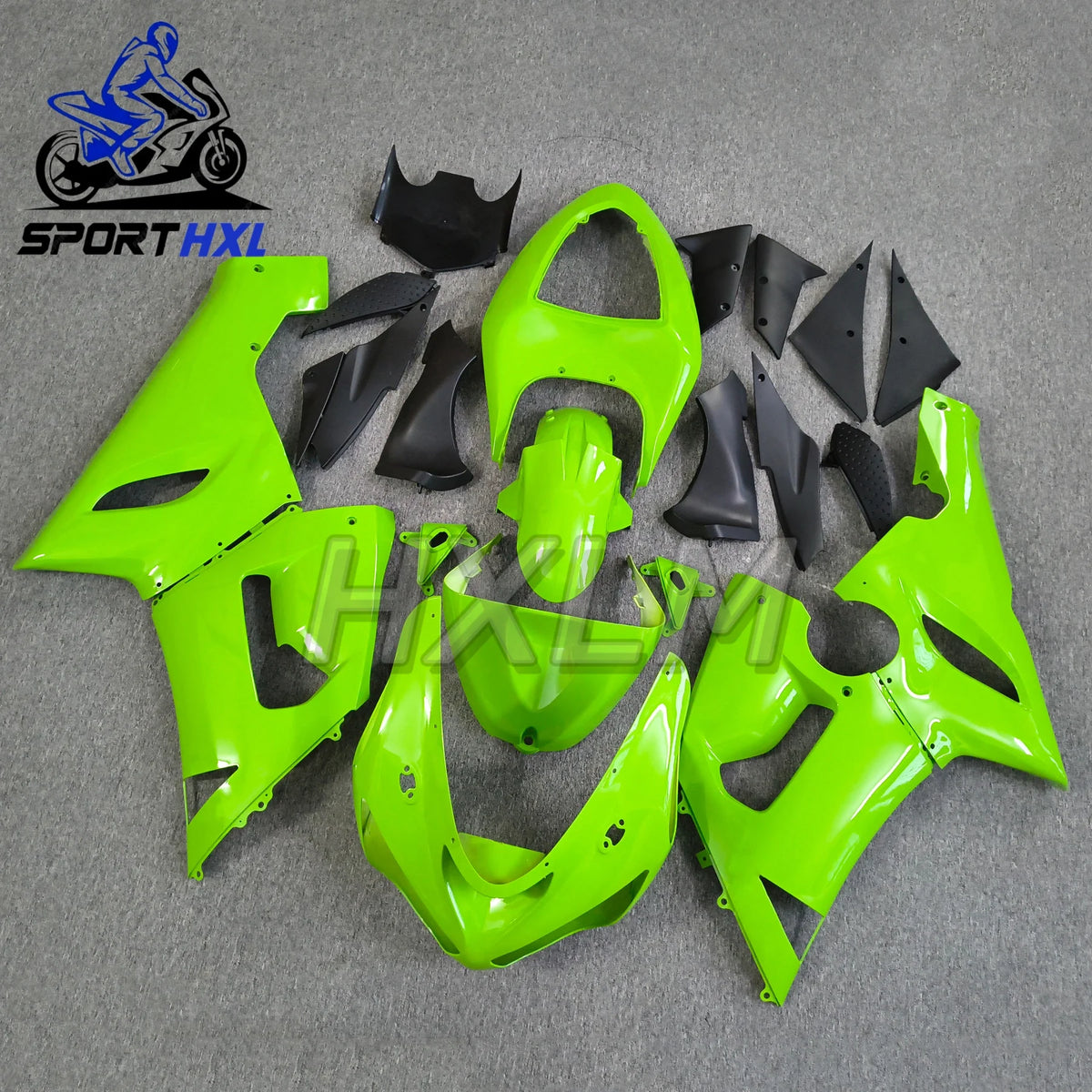 Motorcycle Fairing Kit for KAWASAKI ZX6R ZX-6R ZX-636 2005 2006 Bodywork Set High Quality ABS Injection New Green