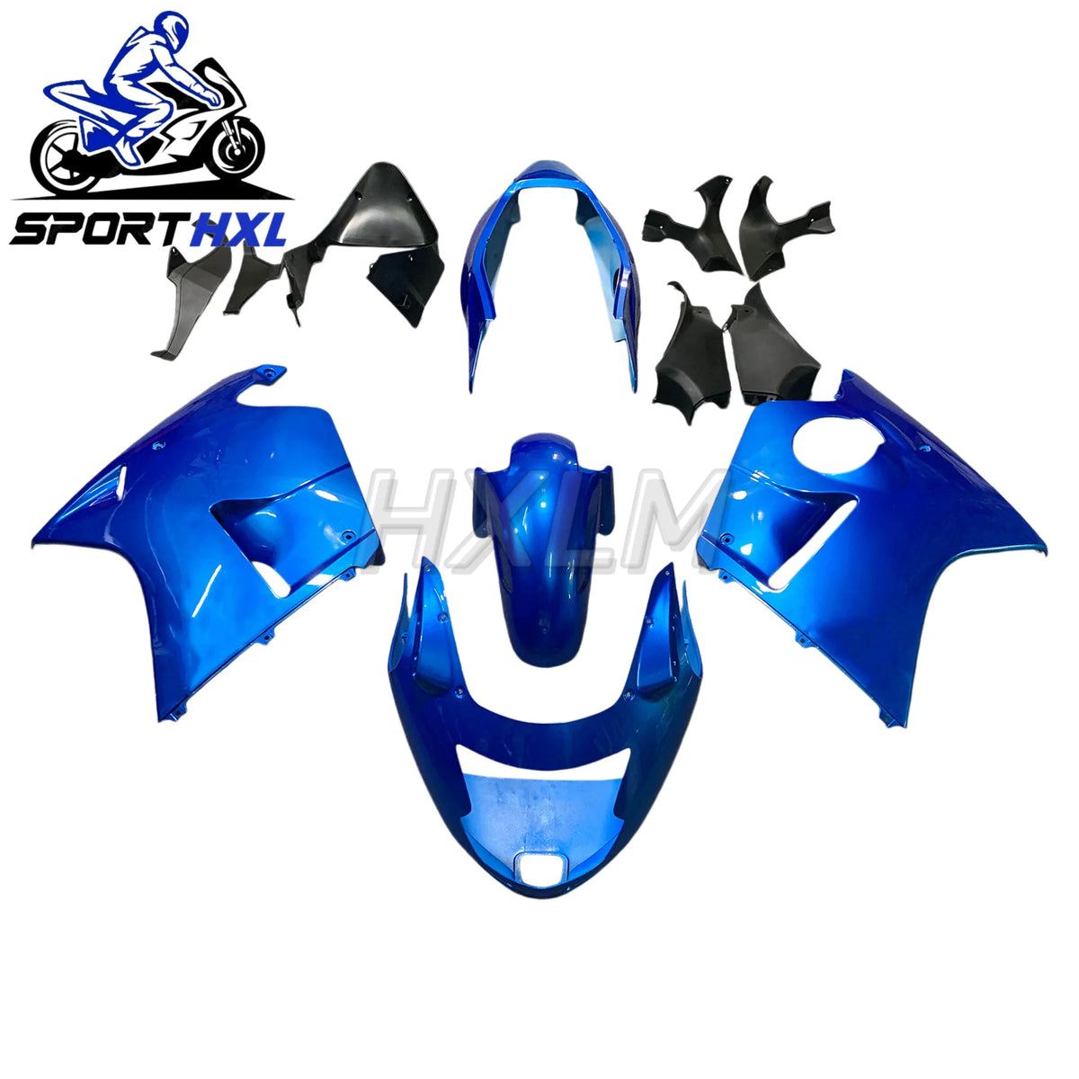 Motorcycle Fairing Kit For Honda CBR1100XX 1996‑2007 Replacement ABS Injection Full Bodywork Fairings Dark Blue
