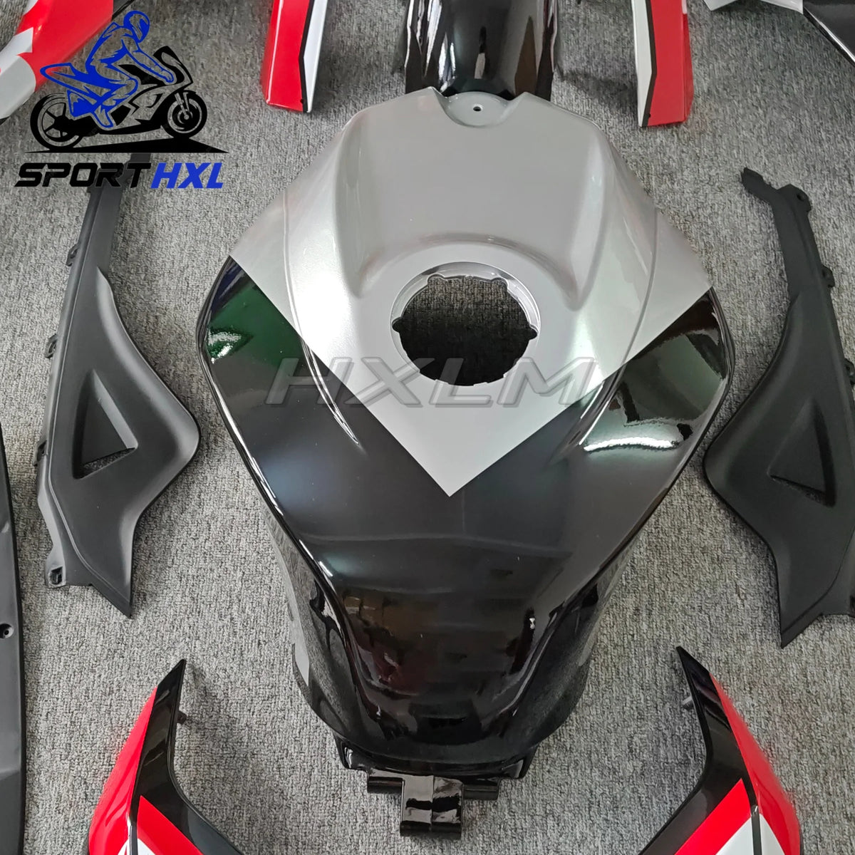 The New ABS Fairings For Aprilia RS125 RS-125 2006 2007 2008 2009 2010 2011 Body kit Fairing Red Black Silver