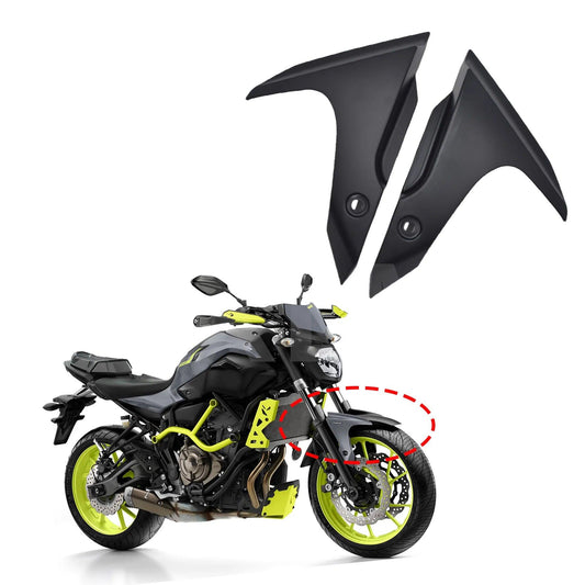 For YAMAHA MT-07 FZ-07 Front Fender Splash Guard Black Carbon Brazing MT07 FZ 07 2012 2013 2014 2015 2016 2017 Front Tire Cover HXLMOTOR