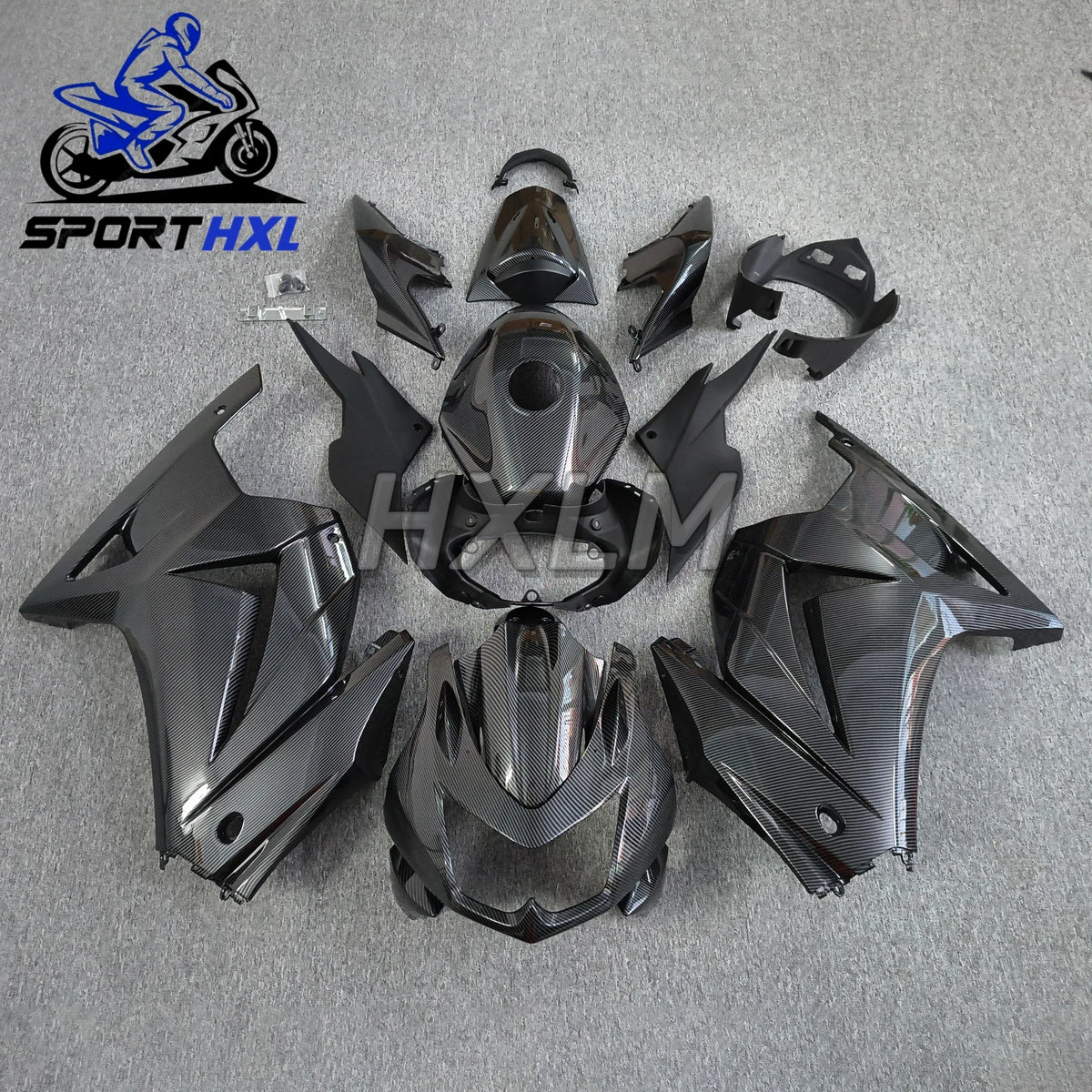 For Ninja250 EX250 Motorcycle Fuel Gas Tank Cover Protection Guard Fairing Kit Fit For Kawasaki Ninja 250 EX 250 2008-2012