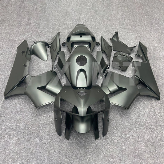 Motorcycle Fairing Kit ABS Plastic Body Injection Bodykits Black For HONDA CBR600 RR CBR600RR CBR 600RR 2005 2006 Fairings Kit HXLMOTOR