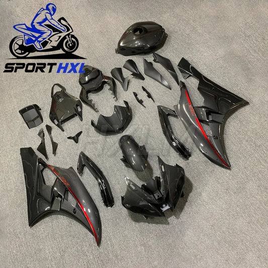 Fairings ABS pour Kit Fit for YAMAHA YZF- R6 2006 2007 and 06 07 Carbon fiber paint motoing pour cork fairing