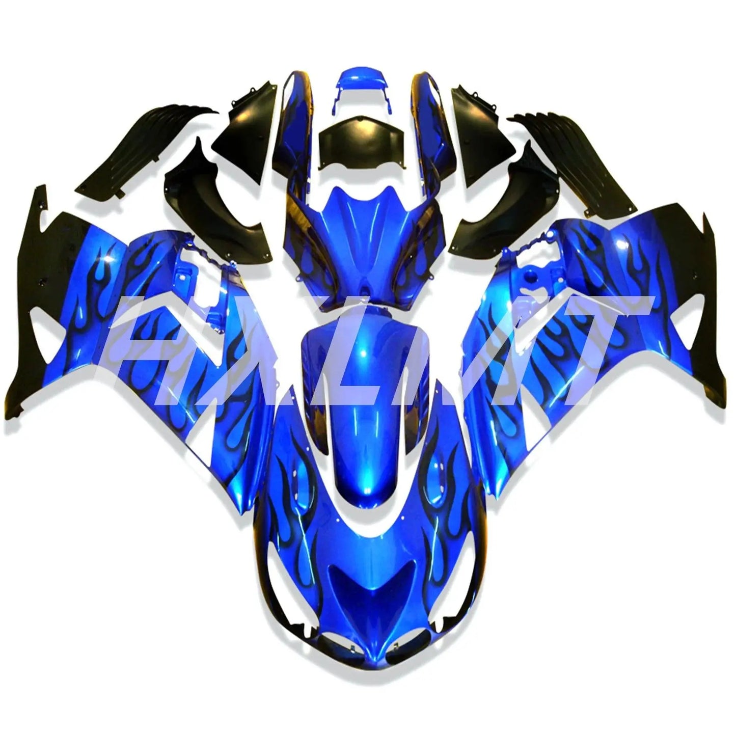 ABS Injection Molding Bodywork Fairings For KAWASAKI ZX14R 06 07 08 09 10 11 ZX14R 2006 2007 2008 2009 2010 2011 Fairing Kit - HXLMOTOR