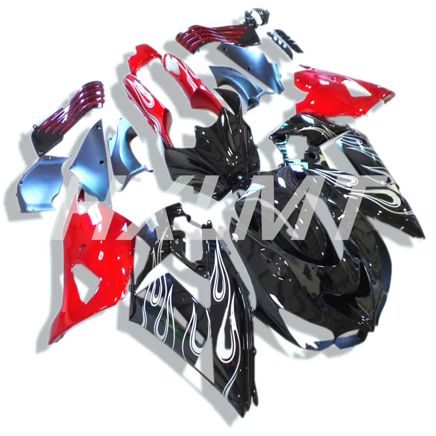 ABS Injection Molding Bodywork Fairings For KAWASAKI ZX14R 06 07 08 09 10 11 ZX14R 2006 2007 2008 2009 2010 2011 Fairing Kit - HXLMOTOR