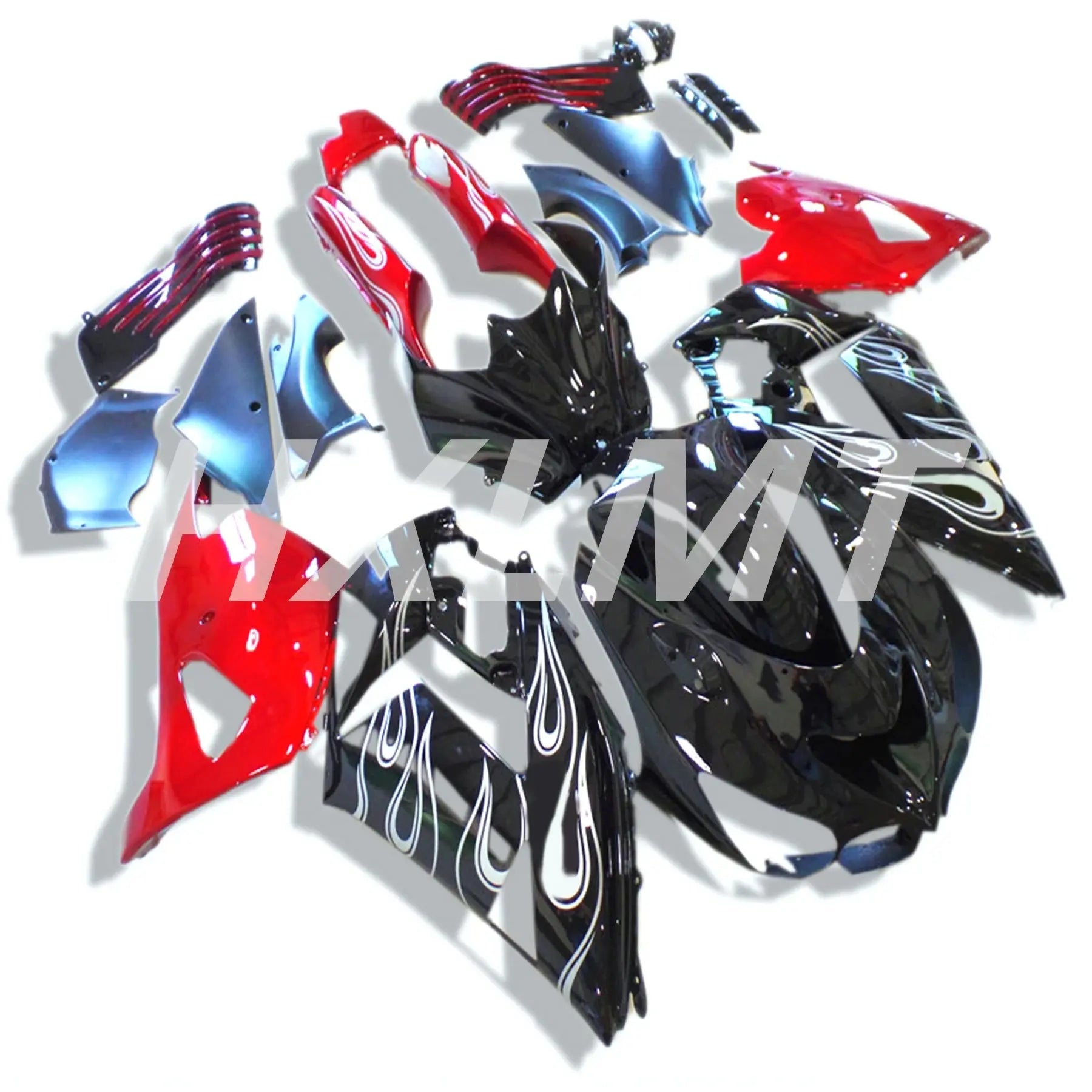 ABS Injection Molding Bodywork Fairings For KAWASAKI ZX14R 06 07 08 09 10 11 ZX14R 2006 2007 2008 2009 2010 2011 Fairing Kit - HXLMOTOR