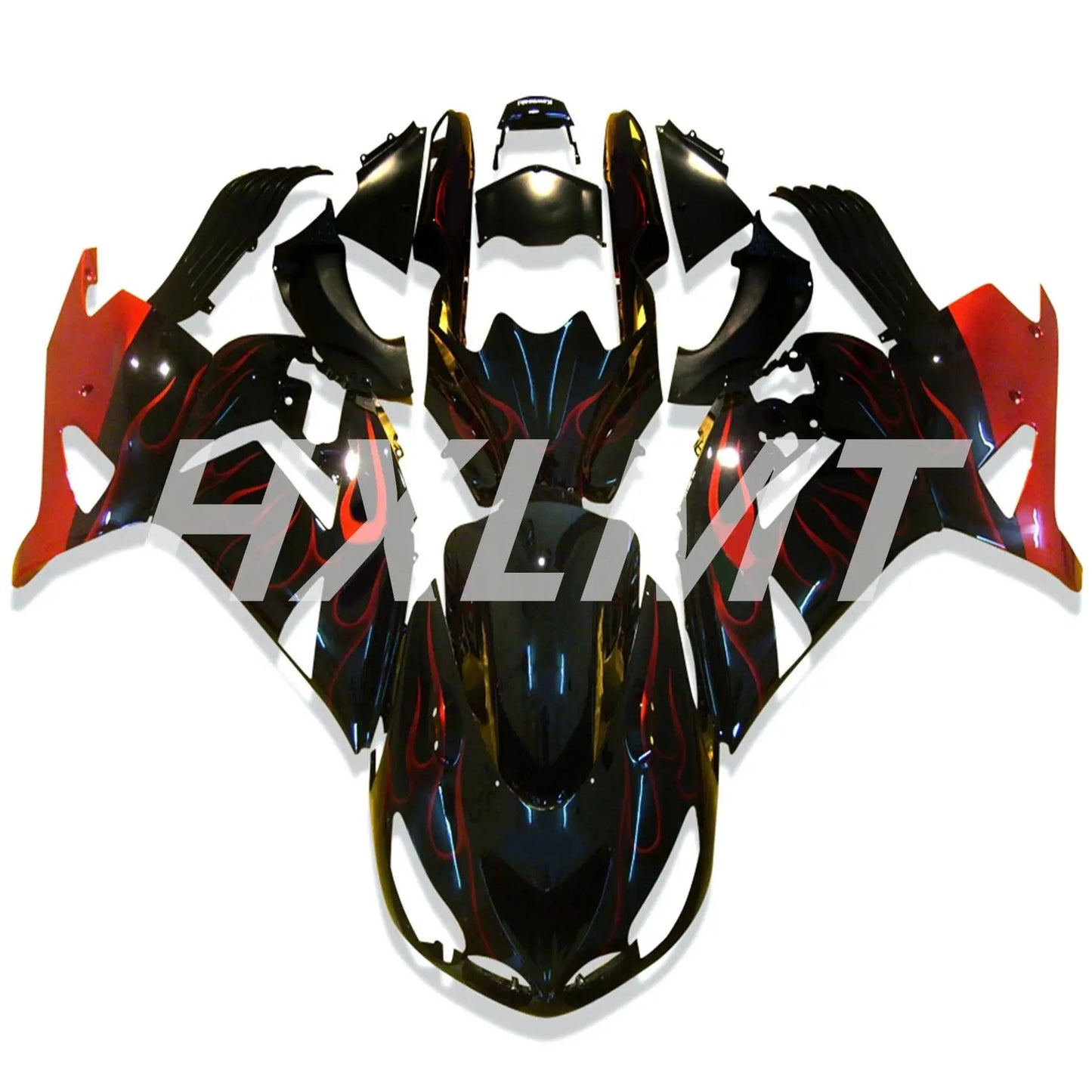 ABS Injection Molding Bodywork Fairings For KAWASAKI ZX14R 06 07 08 09 10 11 ZX14R 2006 2007 2008 2009 2010 2011 Fairing Kit - HXLMOTOR