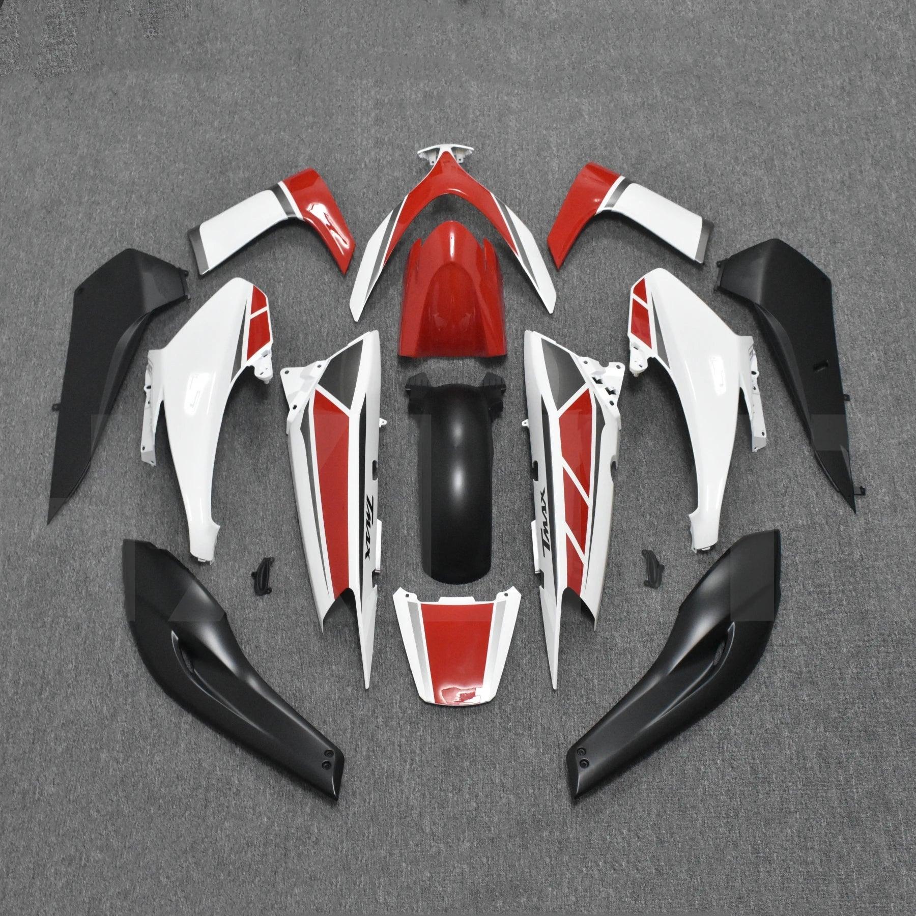ABS Motorcycle Front Upper Fairing Headlight Covers Nose Panel Kit Fit For YAMAHA TMAX500 2008 2009 2010 2011 - HXLMOTOR