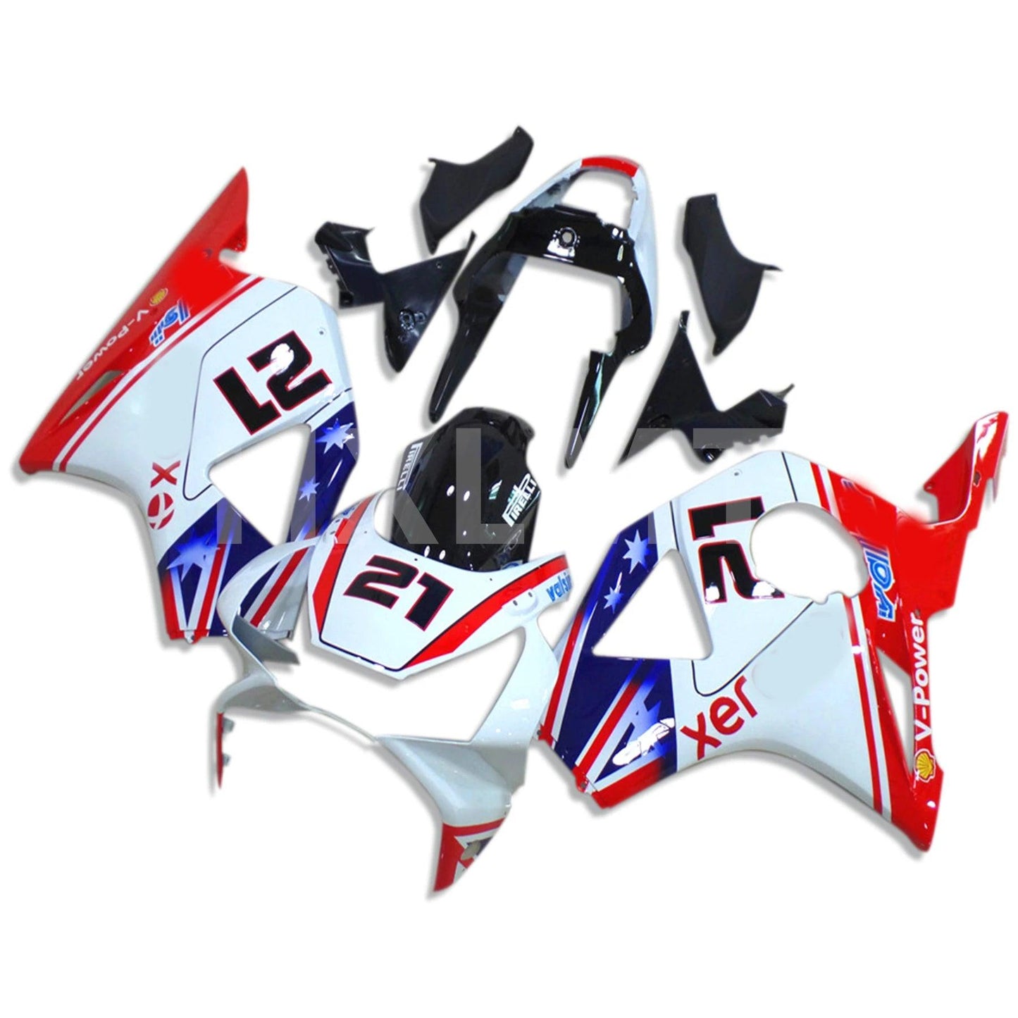 ABS Plastic fairing kit For Honda CBR900RR 954 02 03 Brand New Fairings CBR 954RR cbr 954 2002 2003 Blue Black Accessories - HXLMOTOR
