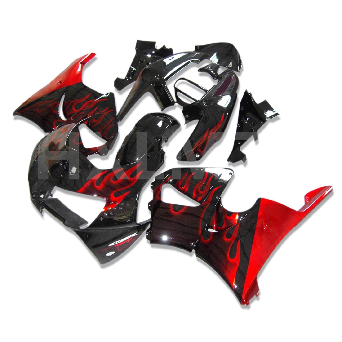 ABS Plastic Fairings Hull For CBR900RR 1998 1999 Flames CBR 919 RR 98 99 Bodywork Kit Motorcycle Panels Fit Accessories - HXLMOTOR