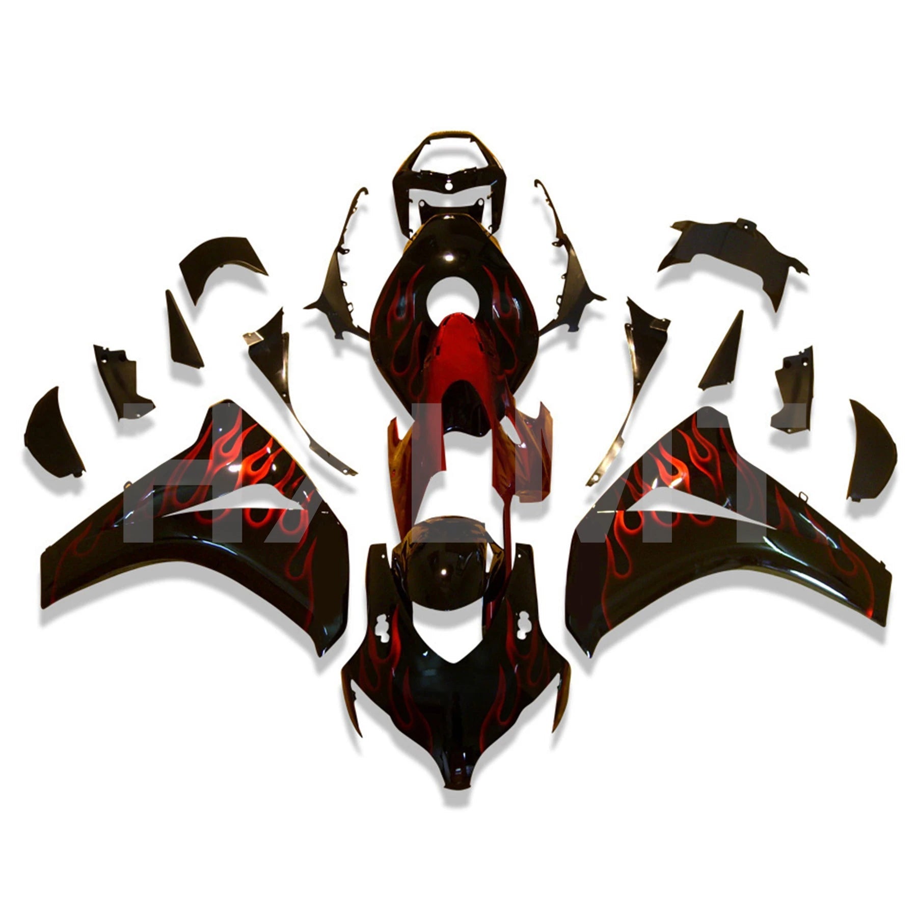 ABS Plastic Motorcycle For HONDA CBR1000RR 2008 2009 2010 2011 CBR 1000RR 08 09 10 11 Gorgeous Red Injection Fairing Kit Fit - HXLMOTOR
