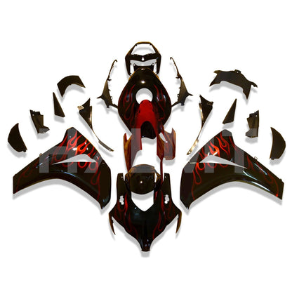 ABS Plastic Motorcycle For HONDA CBR1000RR 2008 2009 2010 2011 CBR 1000RR 08 09 10 11 Gorgeous Red Injection Fairing Kit Fit - HXLMOTOR