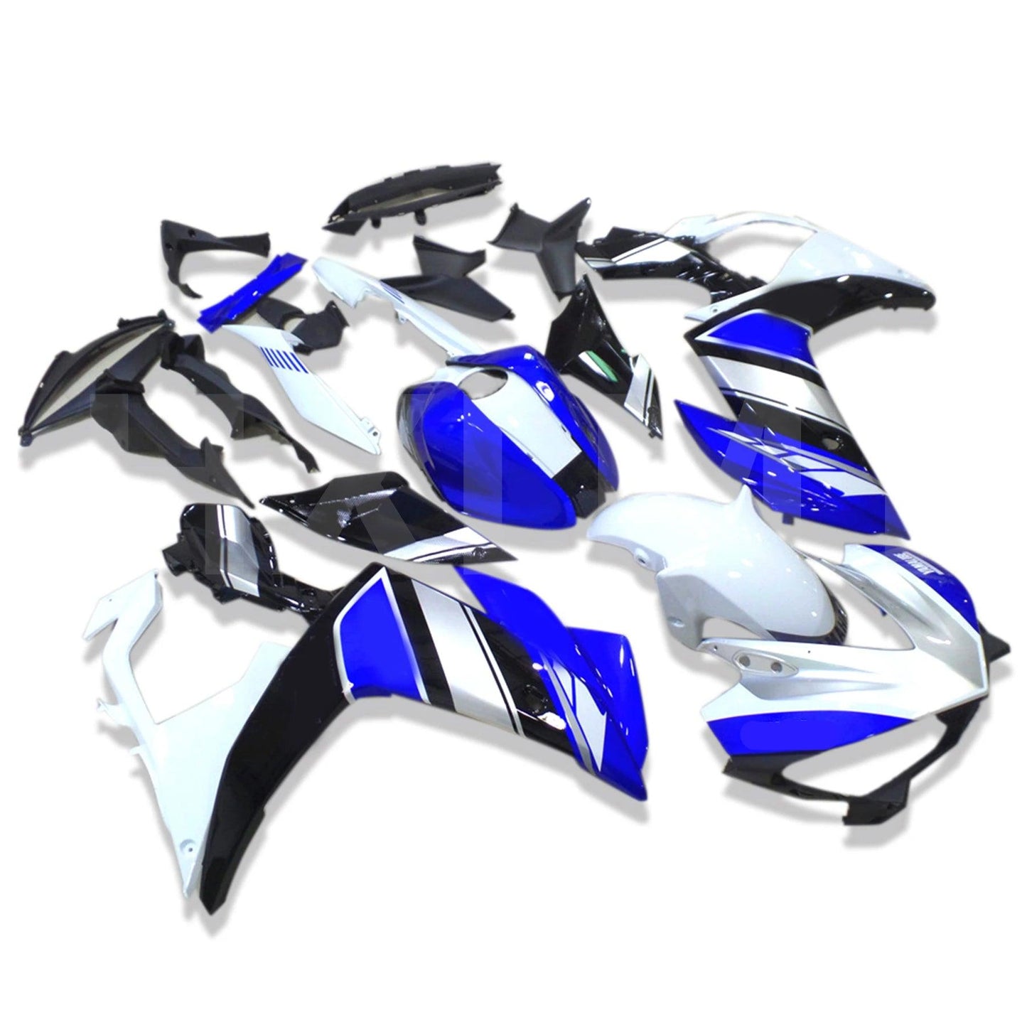ABS Unpainted Fairing Injection Molding Bodywork Cowl Body Plastic Parts For YAMAHA R25 R30 2015 - 2016 15 16 - HXLMOTOR