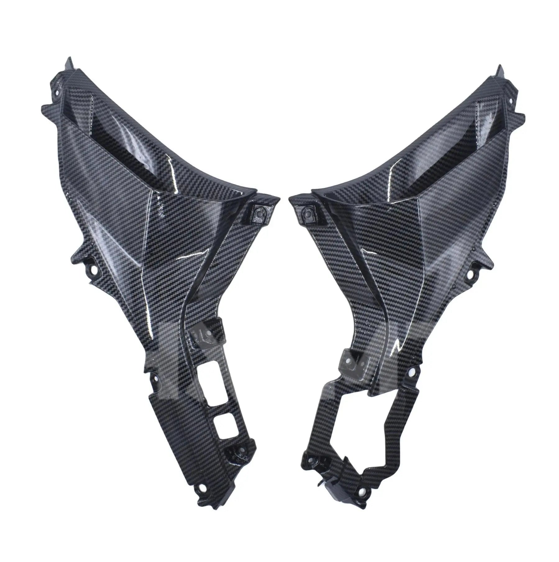 Accessories For Kawasaki ZX - 25R ZX25R 2023 Motorcycle Carbon Fiber Side Cover Foot Farings ZX250 ZX 25R 2020 2021 2022 - HXLMOTOR