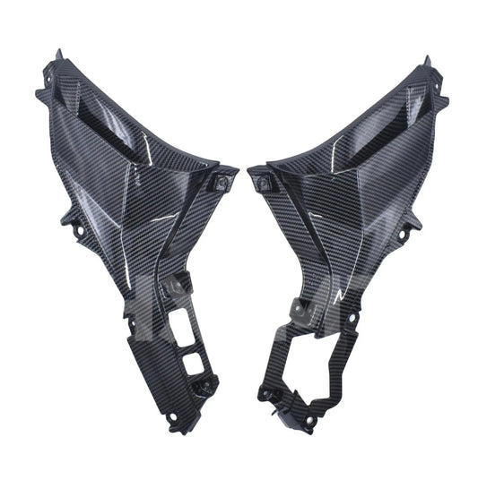 Accessories For Kawasaki ZX - 25R ZX25R 2023 Motorcycle Carbon Fiber Side Cover Foot Farings ZX250 ZX 25R 2020 2021 2022 - HXLMOTOR