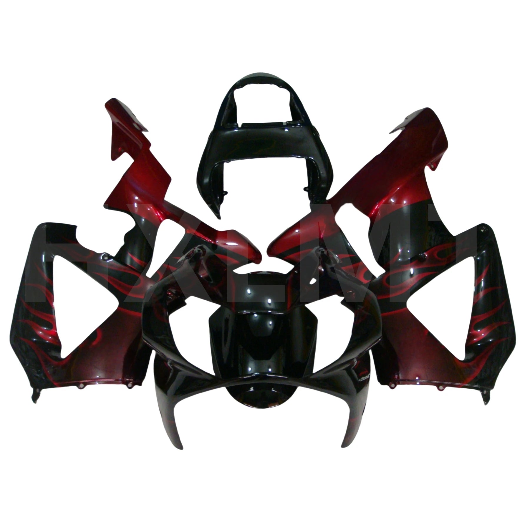 Aftermarket ACBR929 ABS Plastic Injection Fairings For HONDA CBR900RR 929 2000 2001 CBR 929 00 01 Hot Sale Red Black Fairing Kit - HXLMOTOR