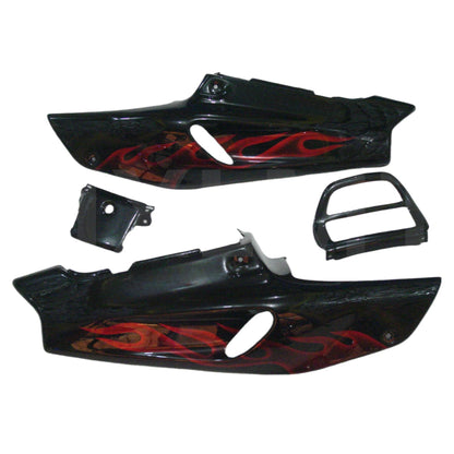 Aftermarket Fairing For HONDA CBR 893 893RR CBR900 CBR893 RR 92 93 CBR900RR CBR893RR Red Flames Bodywork Kit Fit 1992 1993 - HXLMOTOR