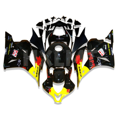 Aftermarket Fairing Kit For Honda CBR600RR F5 2009 - 2012 Black Orange Bodywork cbr600rr f5 09 CBR 600 RR 08 Repsol fairings - HXLMOTOR