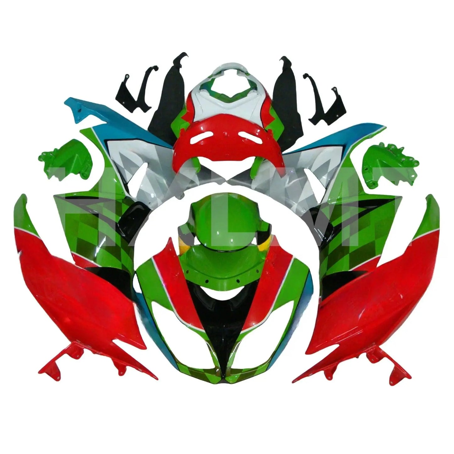 Aftermarket Fairings for KAWASAKI ZX6R 636 2009 2010 Injection Molded Motorcycle Fairing Kit ZX 6R 09 10 - HXLMOTOR