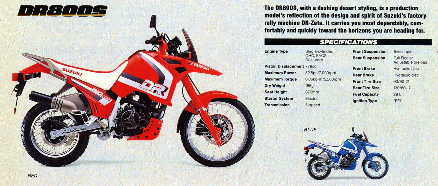 DR 800S Big (1993-94)