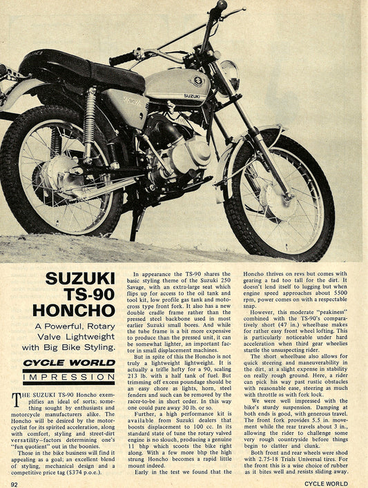 TS 90 Honcho (1972-)